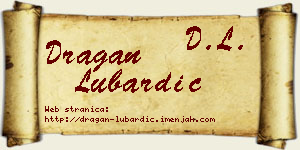 Dragan Lubardić vizit kartica
